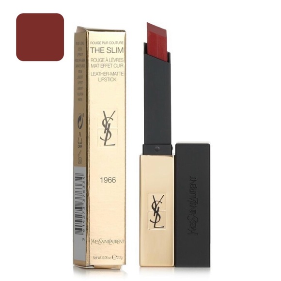 Yves Saint Laurent Rouge Pur Couture The Slim Leather Matte Lipstick - 1966 - Picture 2 of 5